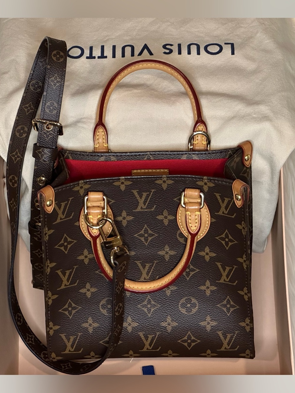 Louis Vuitton Monogram Sac Plat BB
